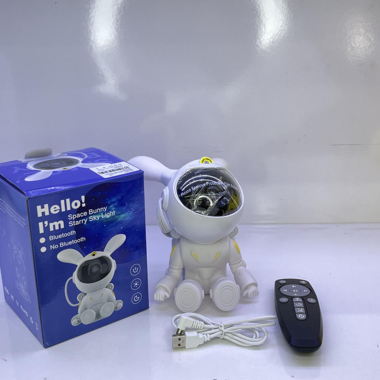 Proyector Astronauta Conejo – Ilumina tus Noches con Magia Galáctica